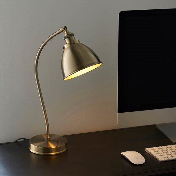 Lampă de masă Endon 98747 FRANKLIN 1xE14/7W/230V alamă