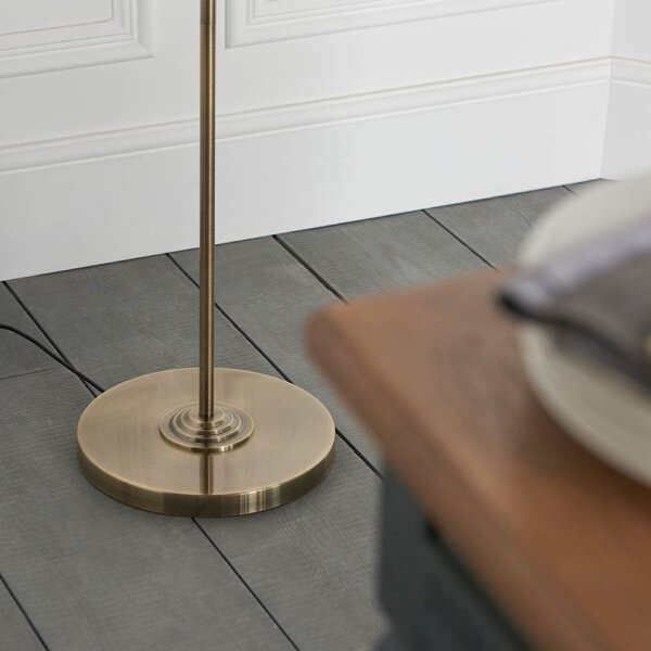 Lampadar Endon 98935 HIGHCLERE 3xE14/40W/230V alb/alamă