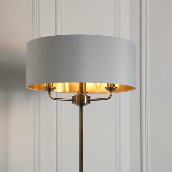 Lampadar Endon 98935 HIGHCLERE 3xE14/40W/230V alb/alamă