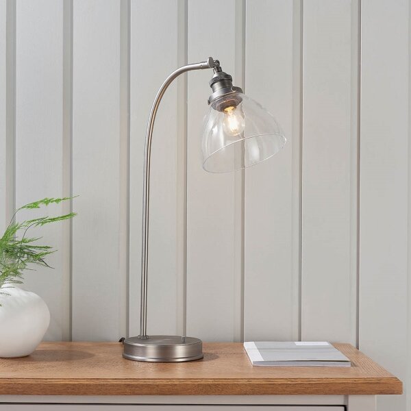 Lampă de masă Endon 91740 HANSEN 1xE14/40W/230V crom mat