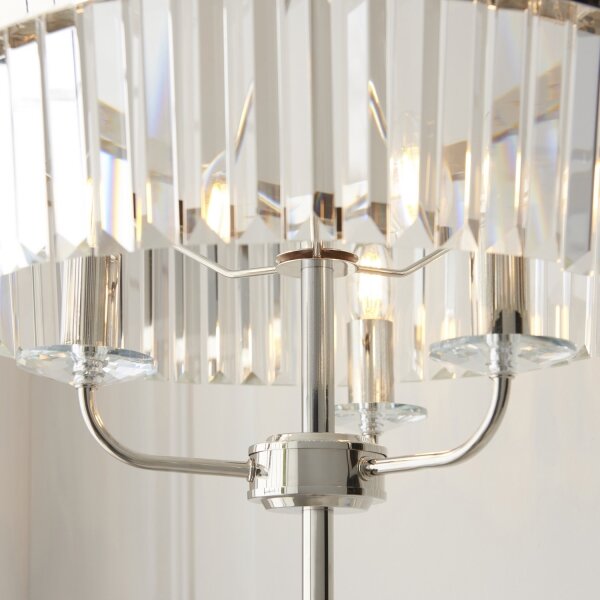 Lampadar Endon 108103 CHESTERFIELD 3xE14/6W/230V crom lucios