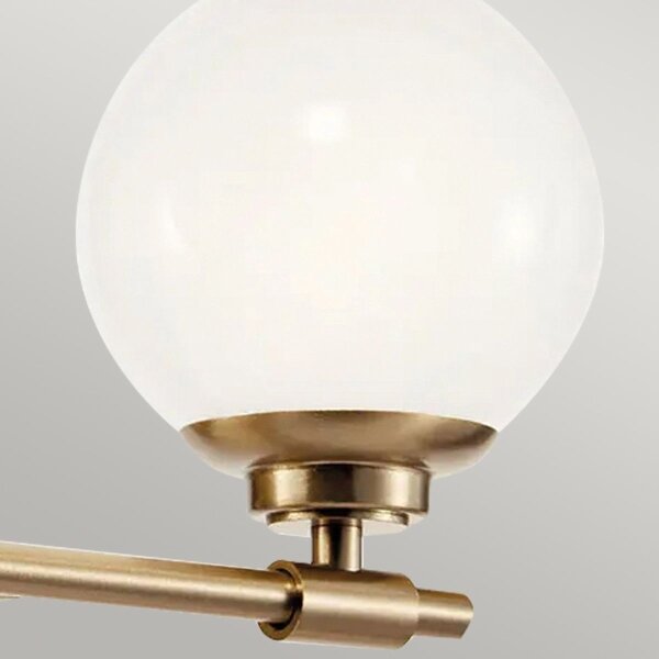 Aplică LED pentru baie Kichler KL-BENNO2-CPZ BENNO 2xG9/3W/230V IP44 alamă
