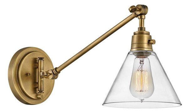 Lampă de perete Hinkley HK-ARTI-1W-HB-CG ARTI 1xE27/60W/230V alamă