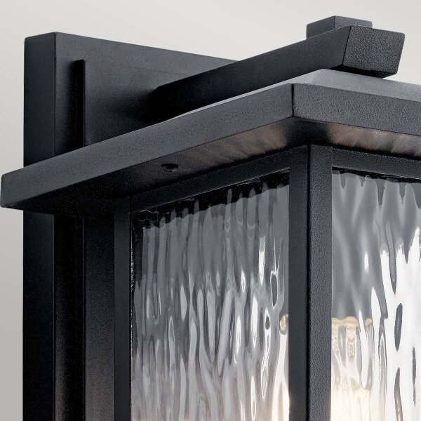 Kichler KL-CAPPANNA-M-BKT - Aplică de perete pentru exterior CAPPANNA M, 1x E27/60W/230V, IP44