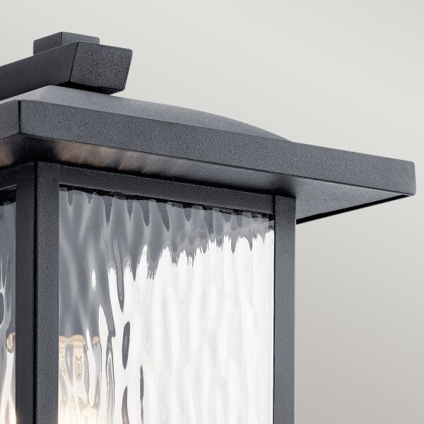 Kichler KL-CAPPANNA-M-BKT - Aplică de perete pentru exterior CAPPANNA M, 1x E27/60W/230V, IP44
