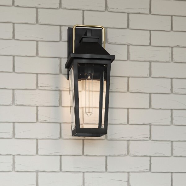 Quoizel QZ-BUCKLEY-M-MBK - Aplică de perete pentru exterior BUCKLEY M, 1xE27/40W/230V, IP44