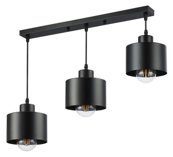Lustră pe cablu 3xE27/35W/230V negru