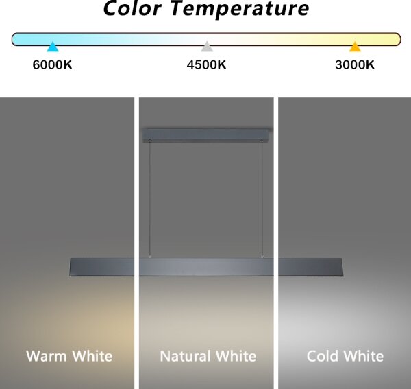 Lustră LED dimabilă pe cablu Brilagi SLIMLINE LED/40W/230V 3000-6000K antracit + telecomandă