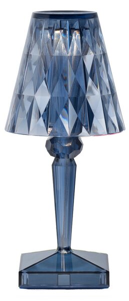 Kartell Lampă de masă cu baterie LED Baterie, 30 cm, albastru ciel, IP54, Albastru, dormitor, Plastic, Design