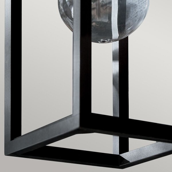 Kichler KL-HONE-S-BKT - Aplică de perete pentru exterior HONE S, 1xE27/60W/230V, IP44