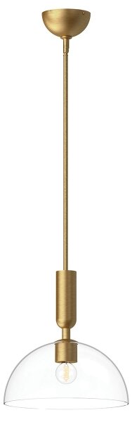 Lustră pe tijă Alora Mood ALM-JUDE-P-GD-CL JUDE 1xE27/60W/230V alamă