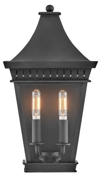 Aplică de exterior Hinkley HK-CHAPEL-HILL7-MB CHAPEL HILL 2xE14/40W/230V IP44