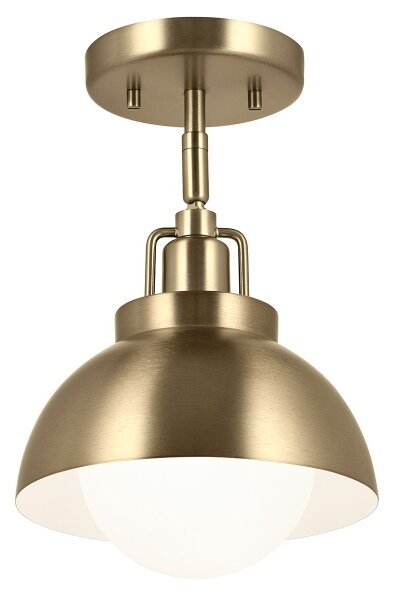 Lampă de perete Kichler KL-NIVA-1W-1P-CPZ NIVA 1xE27/40W/230V alamă