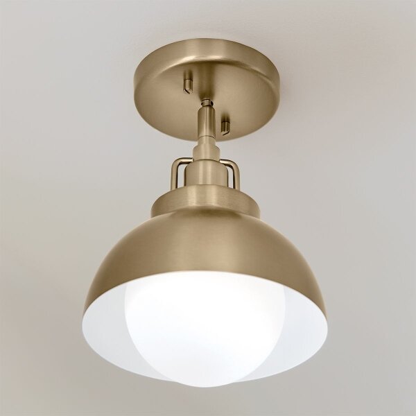 Lampă de perete Kichler KL-NIVA-1W-1P-CPZ NIVA 1xE27/40W/230V alamă