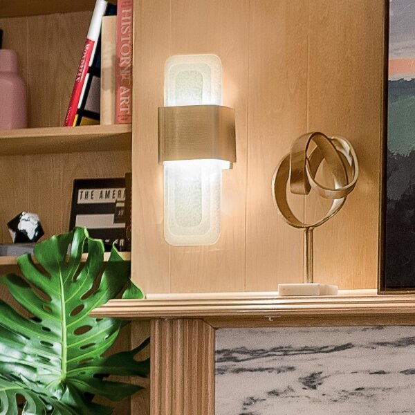 Aplică LED Kichler KL-SERENE-LED-W-NBR SERENE LED/16W/230V alamă