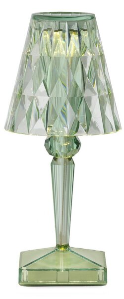 Kartell Lampă de masă cu baterie LED Baterie, 30 cm, verde mentă, IP54, Verde, dormitor, Plastic, Design