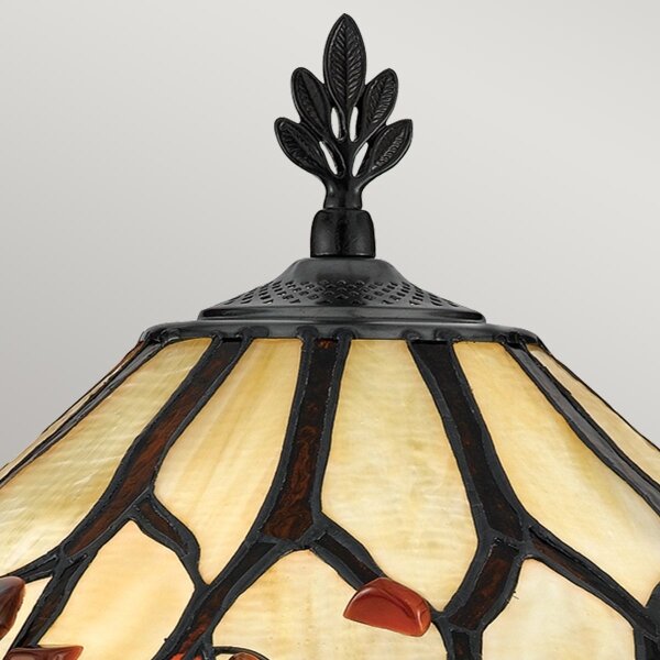 Quoizel QZ-WHISPERING-TL-VB - Lampă de masă Tiffany WHISPERING 2xE27/60W/230V
