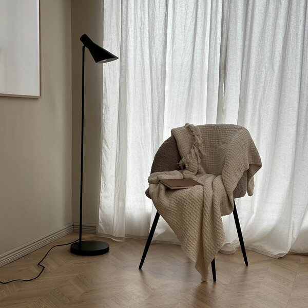 Lampadar Dyberg Larsen, DL12, Negru, Camera de zi, Metal, Design