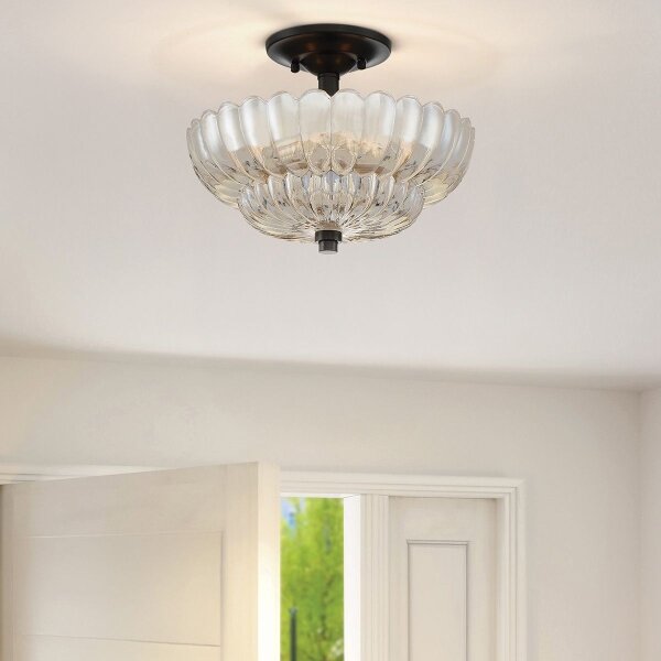 Plafonieră Quoizel QZ-WHITECAP-SF-S WHITECAP 3xE14/40W/230V d. 29,7 cm