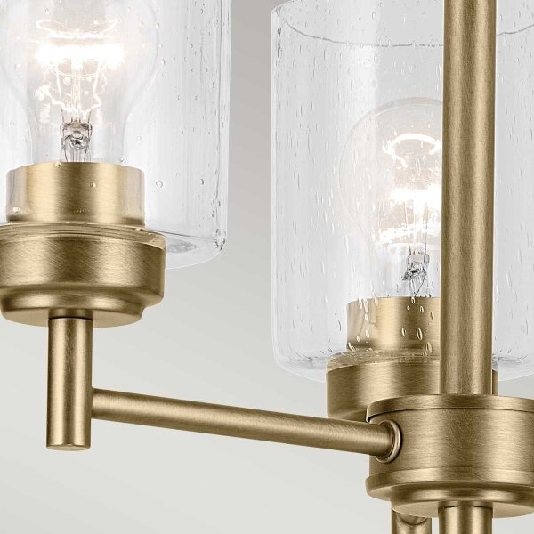 Lustră pe lanț Kichler KL-WINSLOW3-NBR WINSLOW 3xE27/60W/230V alamă
