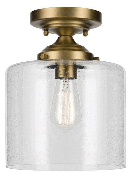 Plafonieră Kichler KL-WINSLOW-SF-NBR WINSLOW 1xE27/60W/230V d. 21,6 cm alamă