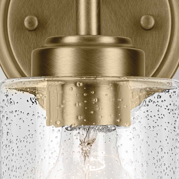 Lampă de perete Kichler KL-WINSLOW-1W-NBR WINSLOW 1xE27/60W/230V alamă