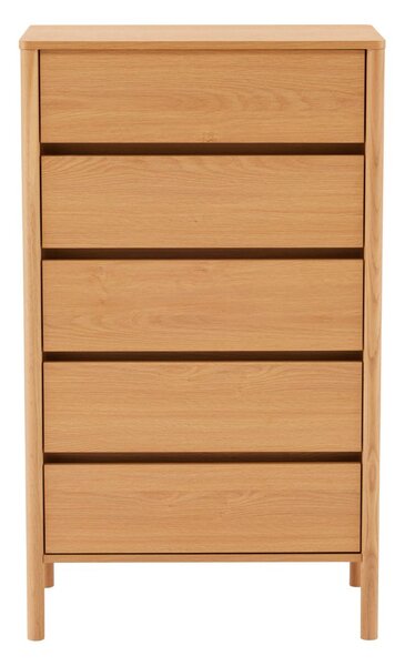 Comodă Blair cu sertare (70 cm), stejar natural