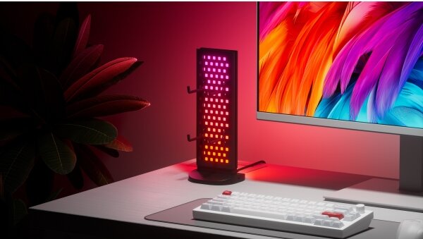 Stație LED RGBIC dimabilă de încărcare de masă Nanoleaf N7602K00-1LB 2700-6500K 5V negru