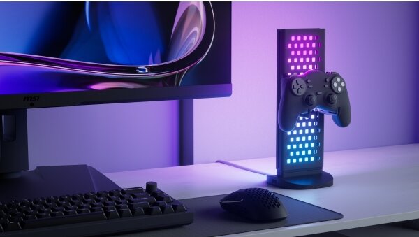 Stație LED RGBIC dimabilă de încărcare de masă Nanoleaf N7602K00-1LB 2700-6500K 5V negru
