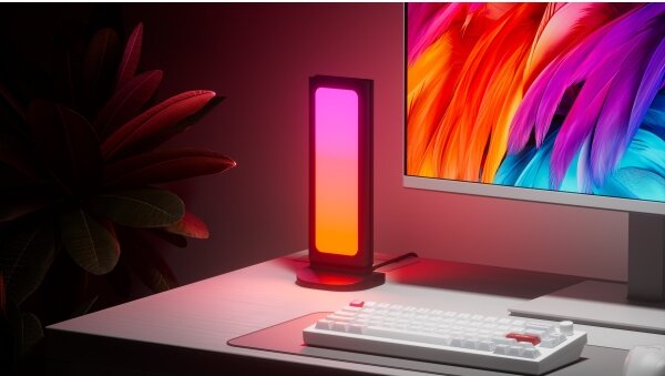 Stație LED RGBIC dimabilă de încărcare de masă Nanoleaf N7602K00-1LB 2700-6500K 5V negru