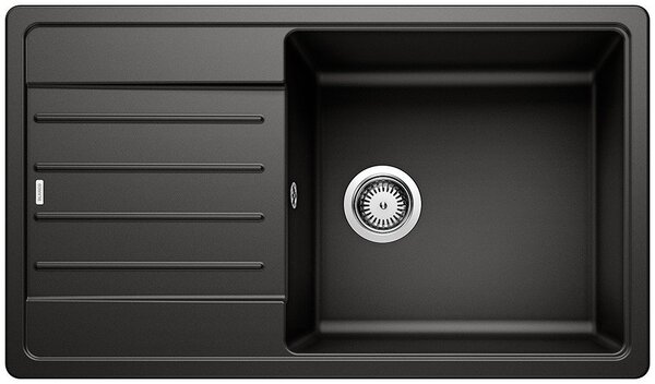 Blanco Legra 6 XL S, chiuvetă silgranit 860x500 mm, 1 cameră, negru, 526087
