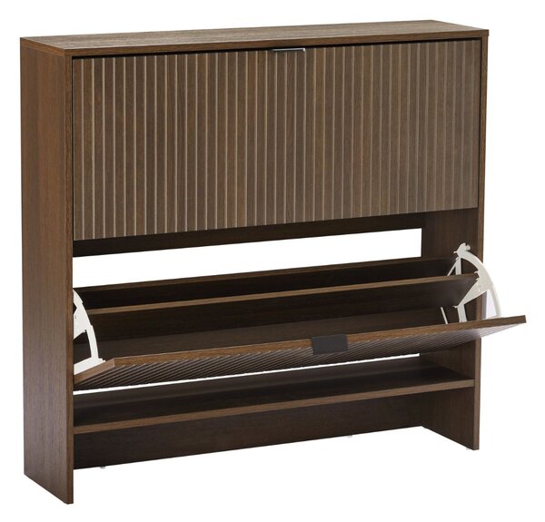 Dulap de pantofi Sancho, stejar fumuriu (100 cm)