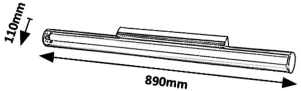 Rabalux 6750 - Aplică perete LED PAULA LED/18W/230V