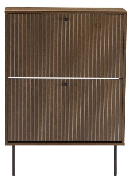 Dulap de pantofi Line, stejar fumuriu (72 cm)
