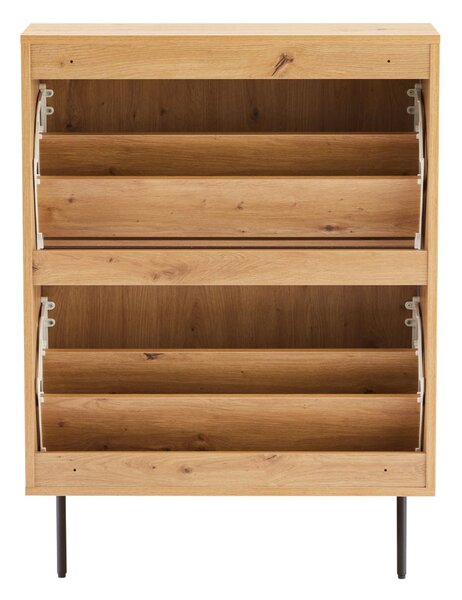 Dulap de pantofi Line, stejar artizanal (72 cm)