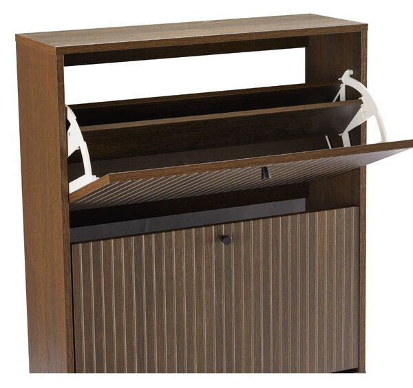 Dulap de pantofi Line, stejar fumuriu (72 cm)