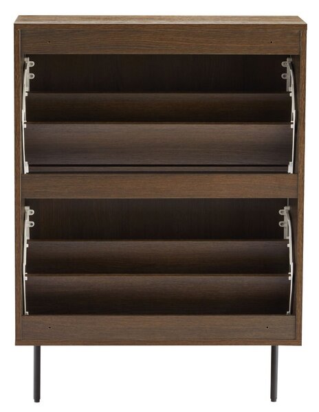 Dulap de pantofi Line, stejar fumuriu (72 cm)