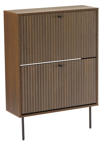 Dulap de pantofi Line, stejar fumuriu (72 cm)