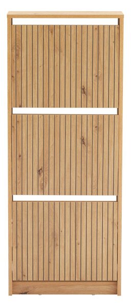 Dulap de pantofi Litto, stejar artizanal (49 cm)
