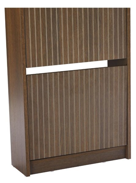 Dulap de pantofi Litto, stejar fumuriu (49 cm)