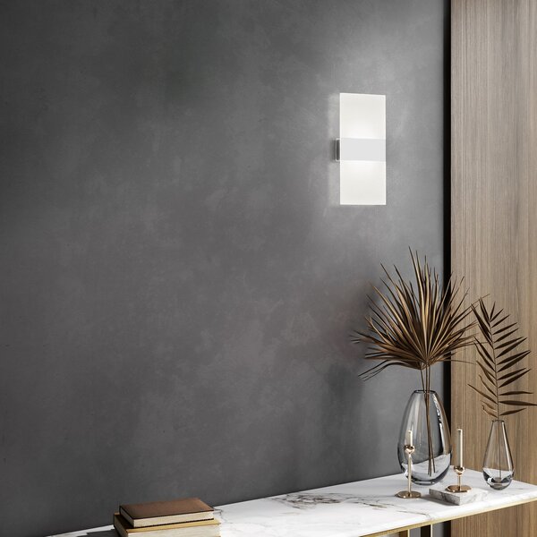 FH Lighting Aplică de perete Magnetics LED, alb, dimabil, 22,5 cm înălțime, reglabil, Alb, Camera de zi / sufragerie, Metal