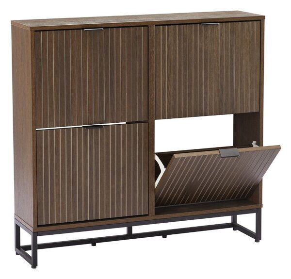 Dulap de pantofi Claro, stejar fumuriu (100 cm)