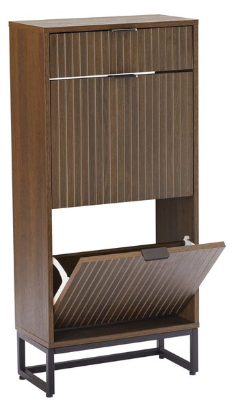 Dulap de pantofi Claro, stejar fumuriu (50 cm)