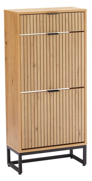 Dulap de pantofi Claro, stejar artizanal (50 cm)