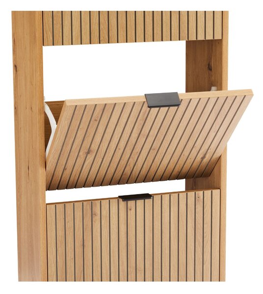 Dulap de pantofi Claro, stejar artizanal (50 cm)