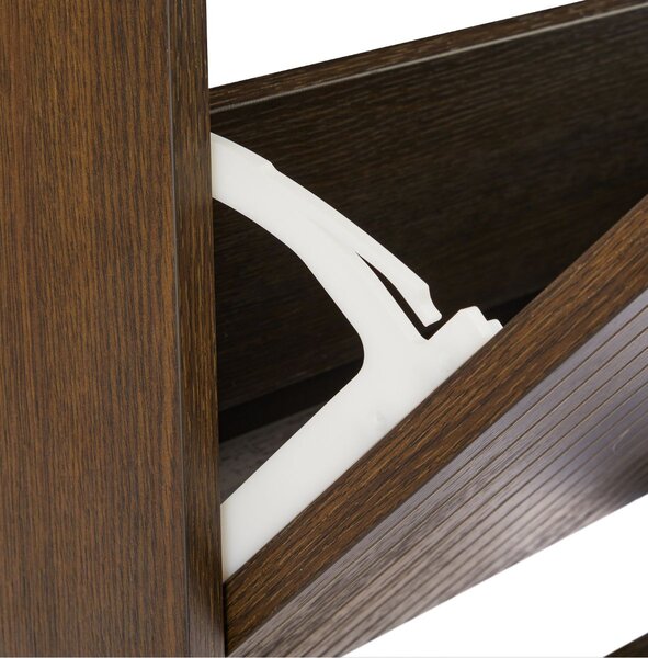 Dulap de pantofi Claro, stejar fumuriu (72 cm)