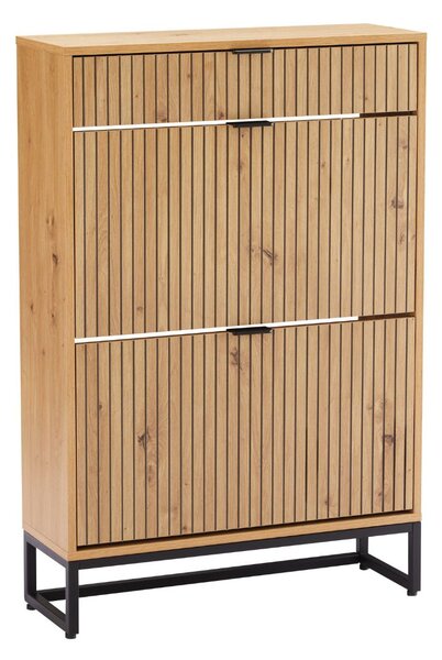 Dulap de pantofi Claro, stejar artizanal (72 cm)