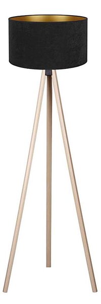 Lampadar VELVET 1xE27/60W/230V bej/negru Brilagi
