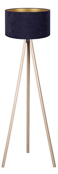 Lampadar VELVET 1xE27/60W/230V bej/albastru Brilagi