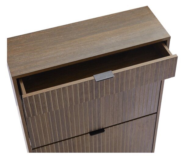 Dulap de pantofi Claro, stejar fumuriu (72 cm)